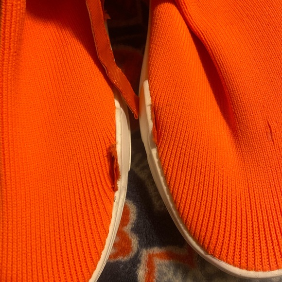 Neon Orange Sock Shoes - Picture 7 of 8